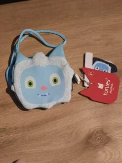 TONIES Umhängetasche "Yeti" In Hellblau - (B)14,5 X (H)13,5 X (T)1,5 Cm
