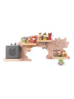 TONIES Wandregal "Hinter Dem Regenbogen" In Natur - (B)64 X (H)25 X (T)1,6 Cm